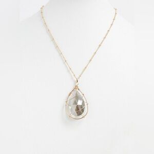 Torrid Caged Stone Pendant Necklace